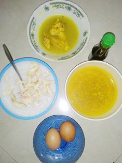 Foto resep Bubur Ayam Kuah Kuning