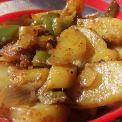 A picture of Aloo capsicum veg.