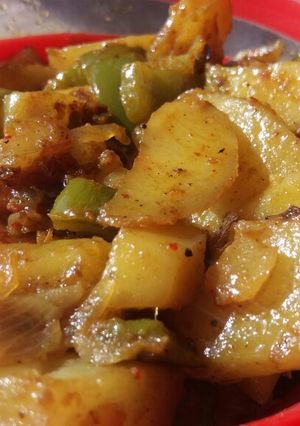 A picture of Aloo capsicum veg.