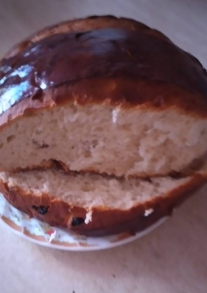 Булочки с изюмом