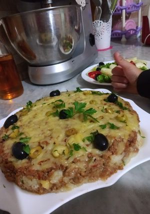 صورة لوصفة كيكة مالحة