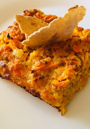 Una foto de Budín de zanahorias