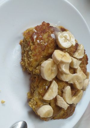 Una foto de Panqueque de plátano