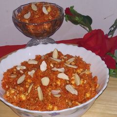 A picture of Gajar Ka Halwa.