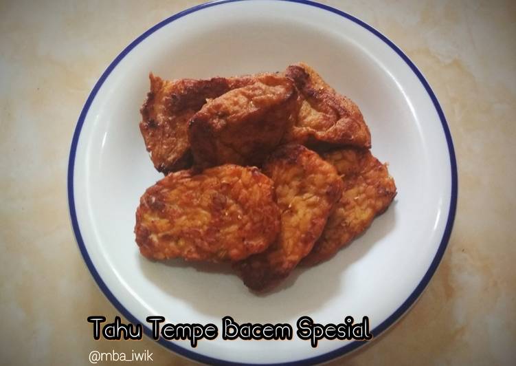 Tahu Tempe bacem Spesial