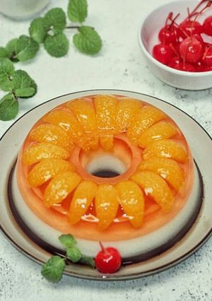 Foto resep Puding Coklat Jeruk