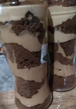 Una foto de Chocotorta en vaso