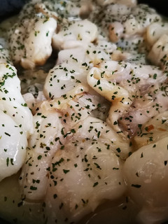 Una foto de Cocochas bacalao