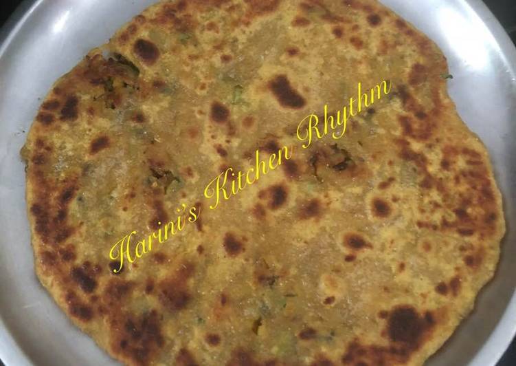 Recipe of Award-winning Dal stuffed paratha