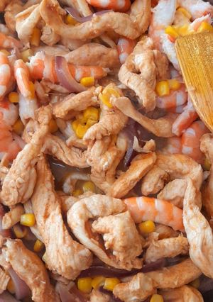 Foto de Frango e Camarão à Mexicana