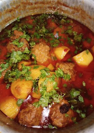 A picture of Koftay aloo😋.