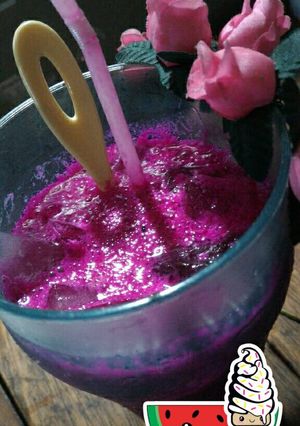 Foto resep Buah naga yakult