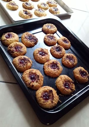 Foto resep Thumbprint Cookies with cheese