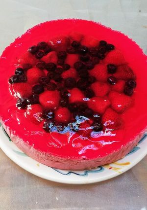 Una foto de Bavaroise de frutos rojos