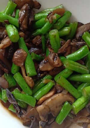 Foto resep Tumis jamur buncis