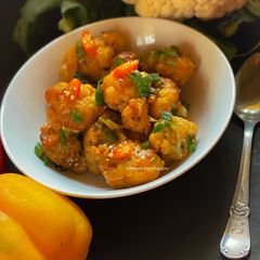 A picture of Honey Chilli Cauliflower.