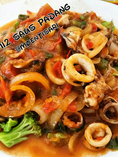 Foto resep Cumi saus padang