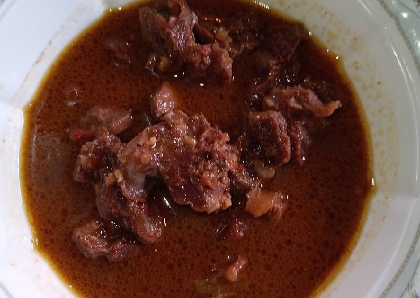 Beef pepper soup