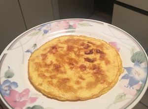 Una foto de Omelette de huevo con jamón
