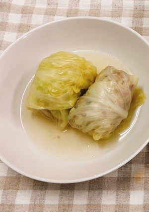 和風高麗菜捲(ロールキャベツ) 的食譜成品照片