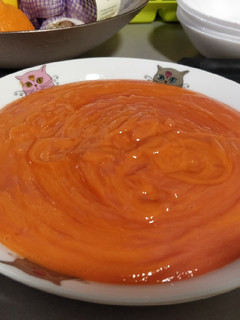 Una foto de Salmorejo con MCC o Thermomix