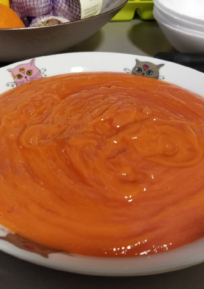 Una foto de Salmorejo con MCC o Thermomix