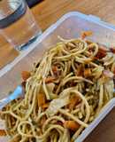 Fideos con verduras (fideos chinos)
