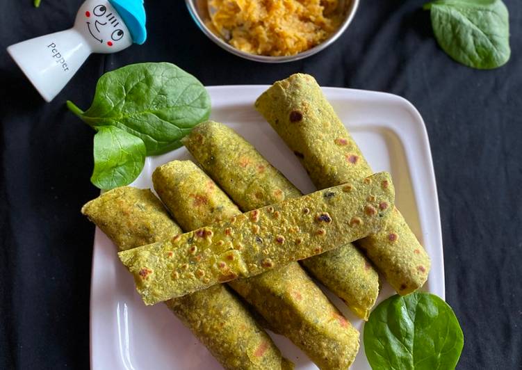 How to Quick At Home Spinach Onion Paratha
