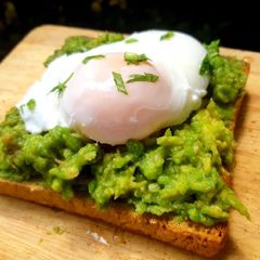 A picture of Avocado and Poached Egg Toast.