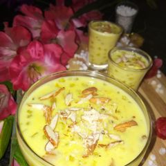 A picture of Sabudana kheer.