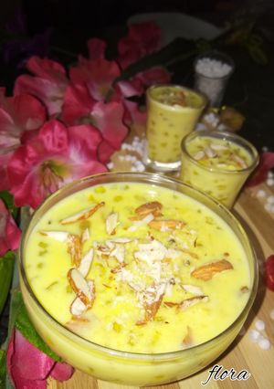 A picture of Sabudana kheer.