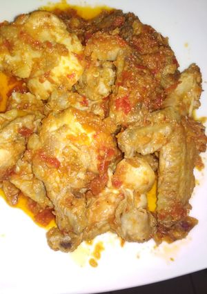Foto resep Sayap bumbu merah