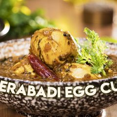 A picture of Hyderabadi Egg Curry.
