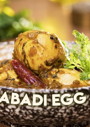 A picture of Hyderabadi Egg Curry.