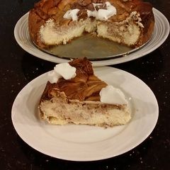 A picture of Hazelnut Truffle Swirl Cheesecake.
