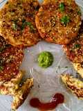 Vegetables mini dal handvo