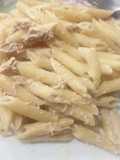 Macarrones nata y atún