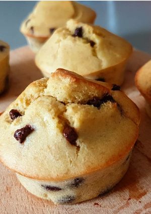 Une photo de Muffins banane choco sans mg