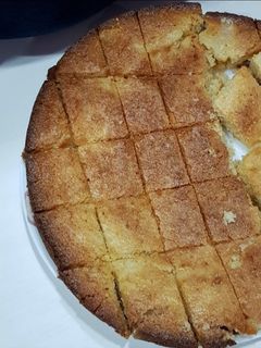 صورة لوصفة البسبوسه بالقشطه