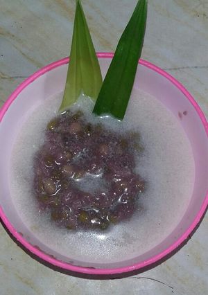 Foto resep Bubur kacang ijo ketan ireng(ketan hitam)