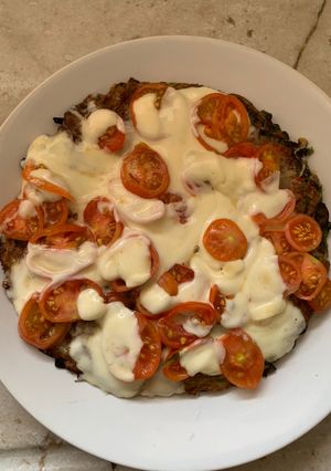 Una foto de Tortilla de puerros y ajíes