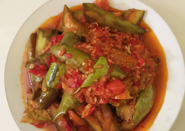 Resep Balado Terong Rempah, Enak Banget