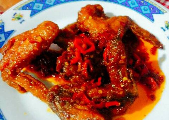 Ayam kecap manis pedas