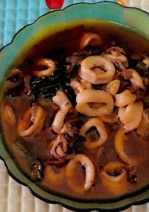 Foto resep Cumi masak manis pedas
