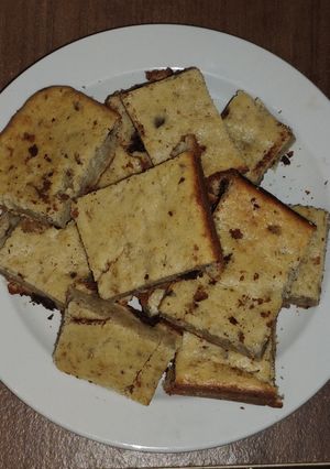 Una foto de Torta de banana y chocolate hecha con mamá