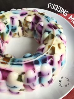 Foto resep Puding Mozaik
