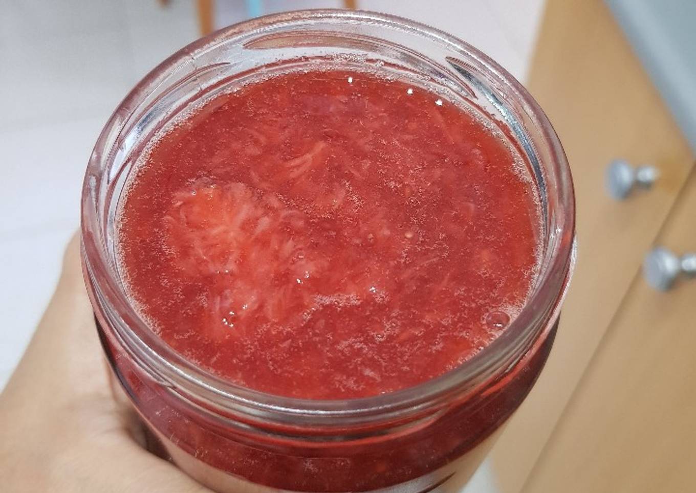 Mermelada de fresas casera fitness