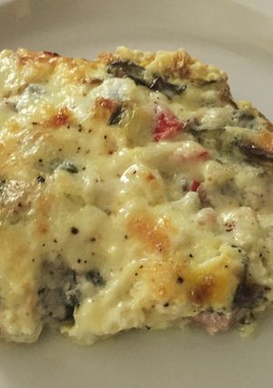 A picture of Crustless Quiche.