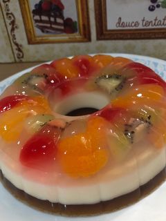Foto resep Puding Buah Karamel