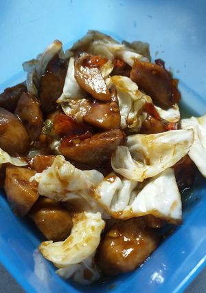 Foto resep Kol Bakso Saus Tiram